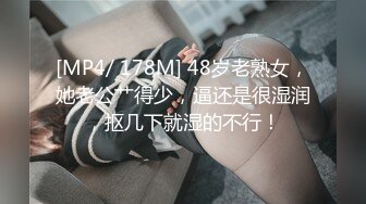 [MP4/ 178M] 48岁老熟女，她老公艹得少，逼还是很湿润，抠几下就湿的不行！