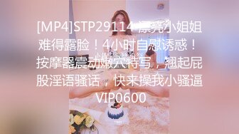 [MP4]STP29114 漂亮小姐姐难得露脸！4小时自慰诱惑！按摩器震动嫩穴特写，翘起屁股淫语骚话，快来操我小骚逼 VIP0600