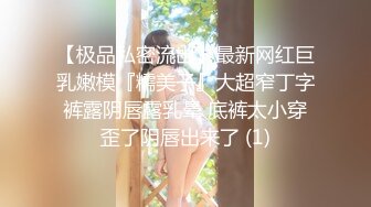 【极品私密流出】最新网红巨乳嫩模『糯美子』大超窄丁字裤露阴唇露乳晕 底裤太小穿歪了阴唇出来了 (1)