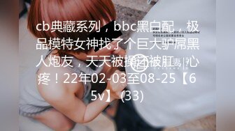 cb典藏系列，bbc黑白配，极品模特女神找了个巨大驴屌黑人炮友，天天被操还被肛，心疼！22年02-03至08-25【65v】 (33)