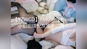 【YZWCD】YM099灰色lo裙小姐姐搭配灰黑条纹内！