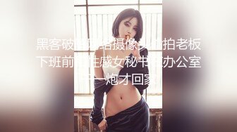 黑客破解网络摄像头偷拍老板下班前和性感女秘书在办公室干一炮才回家