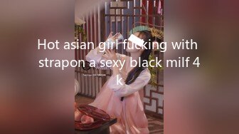 Hot asian girl fucking with strapon a sexy black milf 4k